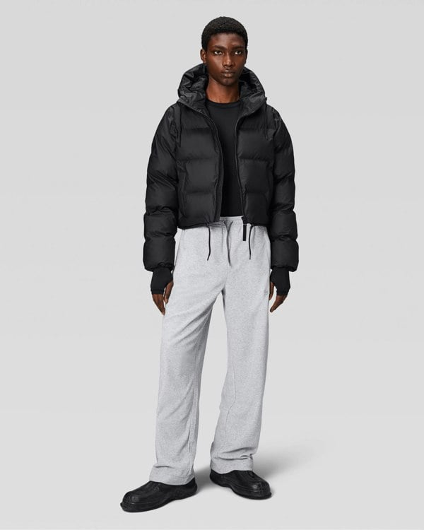 Rains W Alta Unisex Puffer Jacket - 01 Black