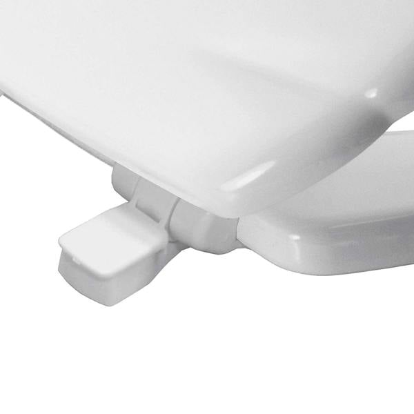 Bemis White Bemis Shell Slow Close Moulded Wood Take Off Toilet Seat w/ Sta-tite - 5900ELT