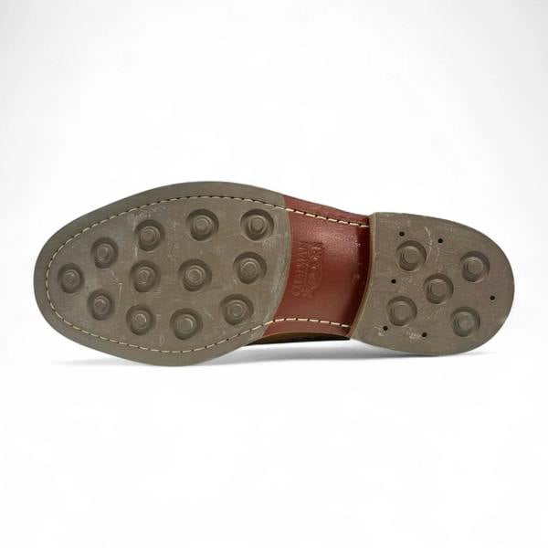 Chapman & Moore Men's Tan Brown Suede Leather Brogues Shoes