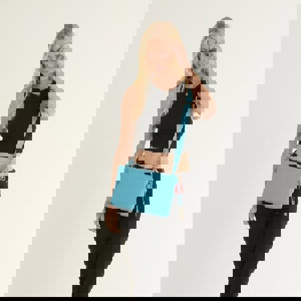 Ashwood Ladies Two Sections Leather Shoulder Bag