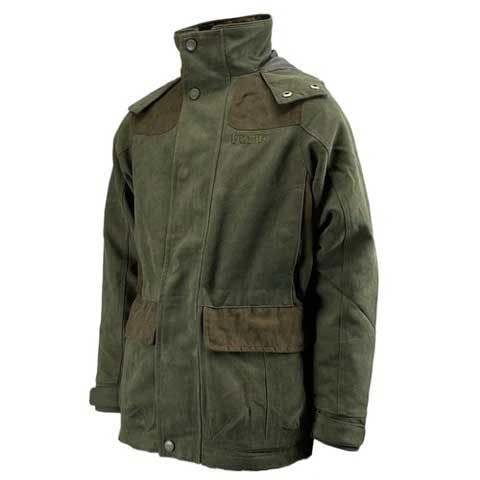Side view of the Kids Game Aston Pro Waterproof Jacket showing adjustable cuffs and practical pockets