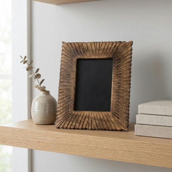 Garden Greatness Wooden Striked Polished Photo Frame