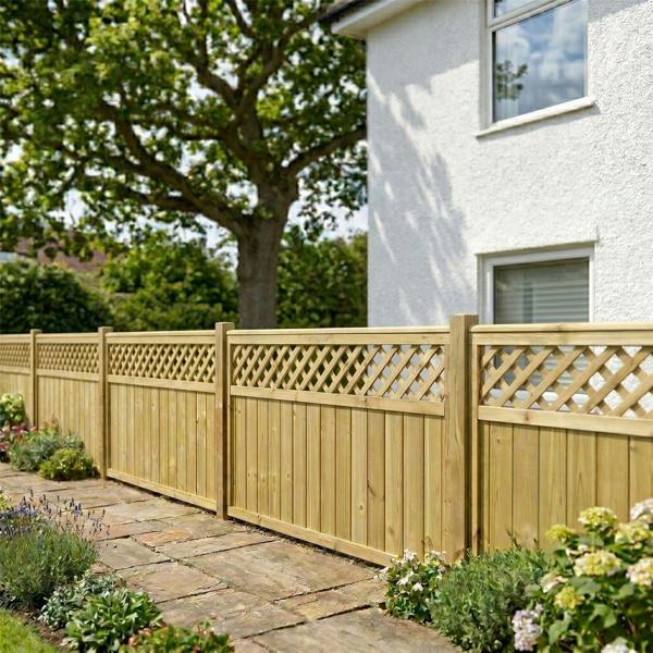 4 pack fence panel premier urban premier diamond top [w.6ft x h.3ft] 1
