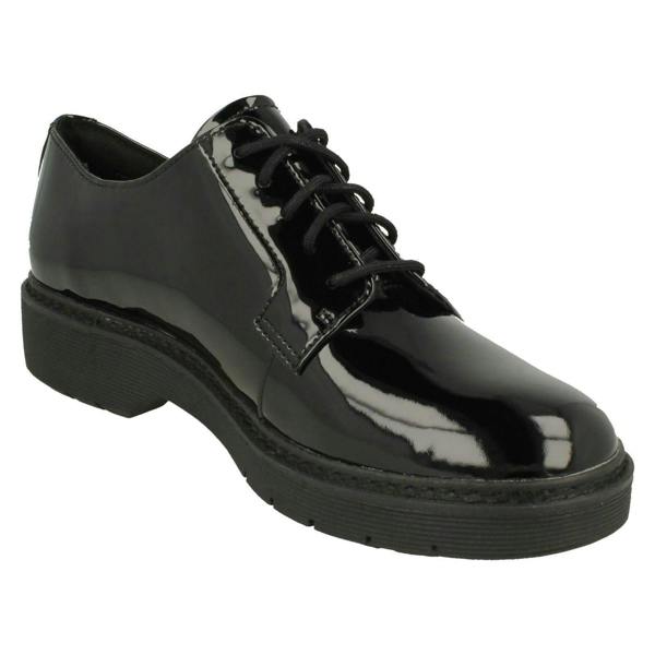 Clarks Ladies Clarks Chunky Sole Lace Up Shoes Witcombe Lace
