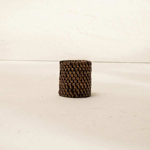 Round Wicker Napkin Rings In Four Colours - Coastal Villa Homeware