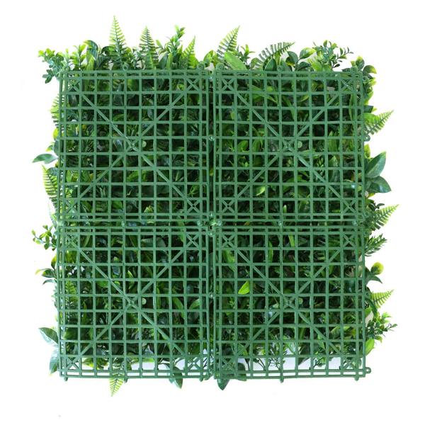 Premium Artificial Green Wall Panel 50 x 50cm - Green Fern - Evergreenery