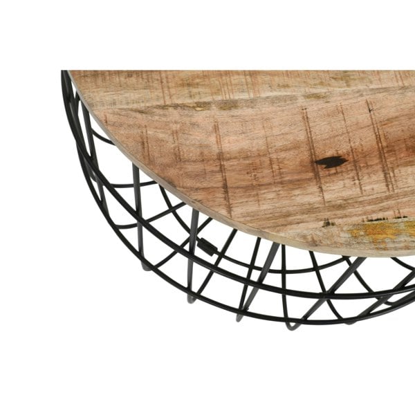 IH Design Valor Mango Wooden Wire Coffee Table