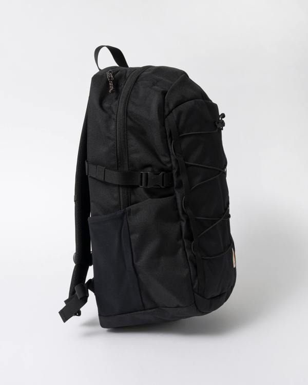 side of Fjallraven Skule 24L Unisex Backpack in Black 550