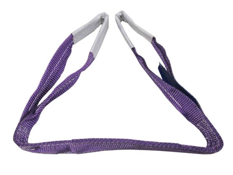 Duplex Web Sling 1 Ton 1 Metre (1T 1M 60MM Violet Strap Hoist Lifting 1000KG)