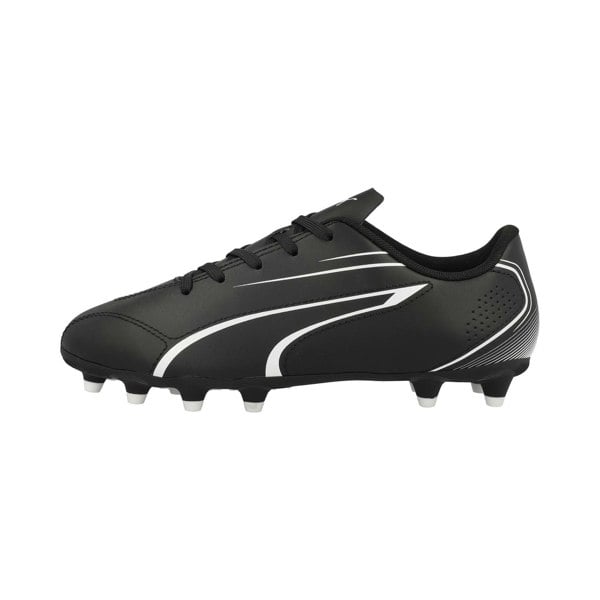 Puma Childrens/Kids Vitoria Football Boots - Black/White