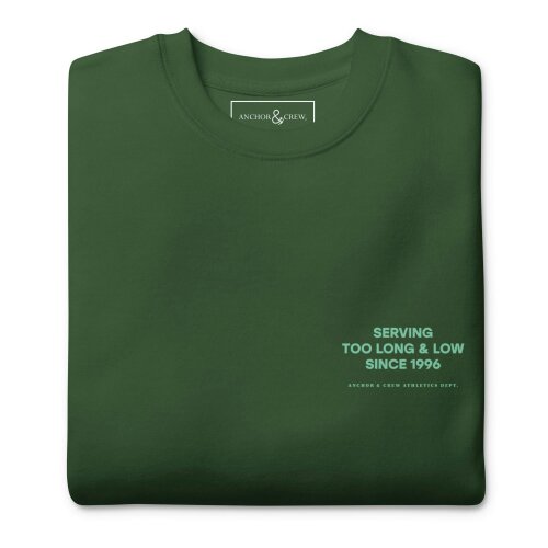 Anchor & Crew Set Point Social Volleyball Club League Organic Cotton Sweatshirt