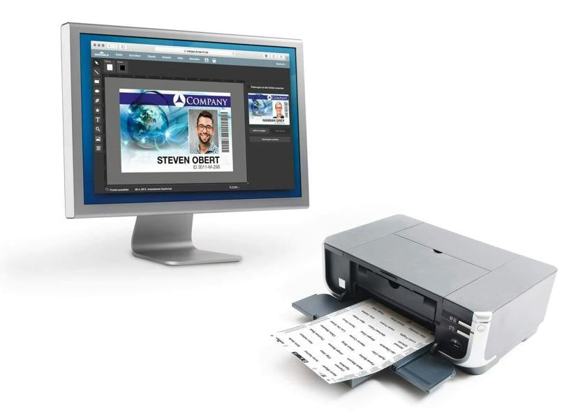 Durable BADGEMAKER Printable Table Place Name Inserts | 20 Cards | 61x210mm