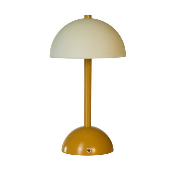Lighting Collection Retro Mushroom‑Style Table Lamp with Warm Glow Shade