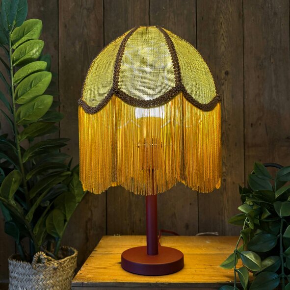 Love Frankie Matt Plum Stem Table Lamp