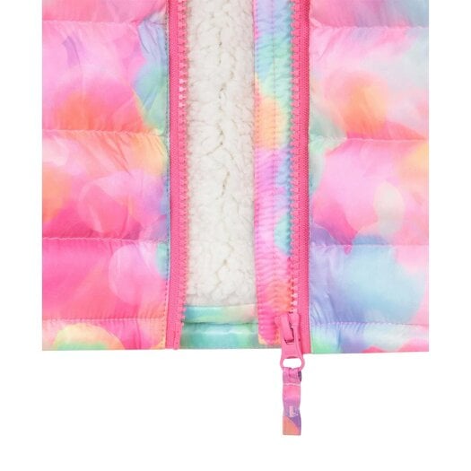 Mountain Warehouse Childrens Seasons Faux Fur Lined Padded Jacket - Pink - Pink - 100% Mixed