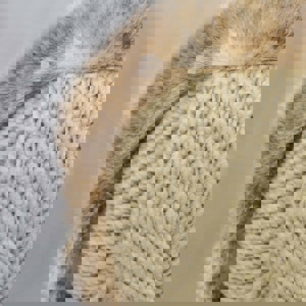 Aran Cable Ear Muffs Aran Cable Ear Muffs with Faux Fur Trim - Timeless 3GG Knit