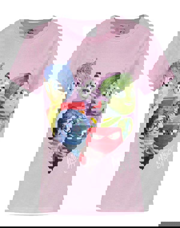 Disney Inside Out GirlsPink Short Sleeved T-Shirt