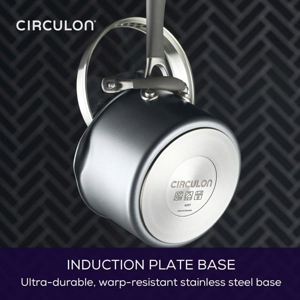 Circulon Extreme Non-Stick Straining Saucepan & Lid - 18cm