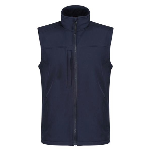 Regatta Mens Flux Softshell Body Warmer - Navy/Navy - 