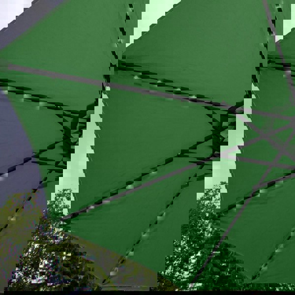 Monstershop Green 2.7m LED Tilt Parasol