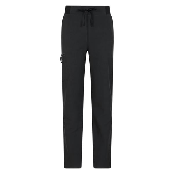 Mountain Warehouse Womens/Ladies Adventure Water Resistant Hiking Trousers - Black