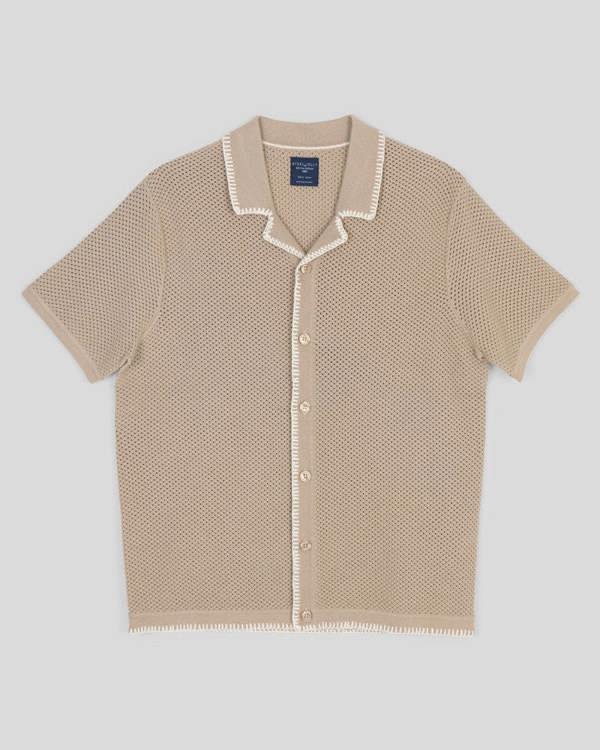 Steel & Jelly Morden - Honeycomb Knit Short Sleeve Shirt