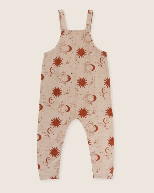 Beige Celestial Print Dungarees - image 7