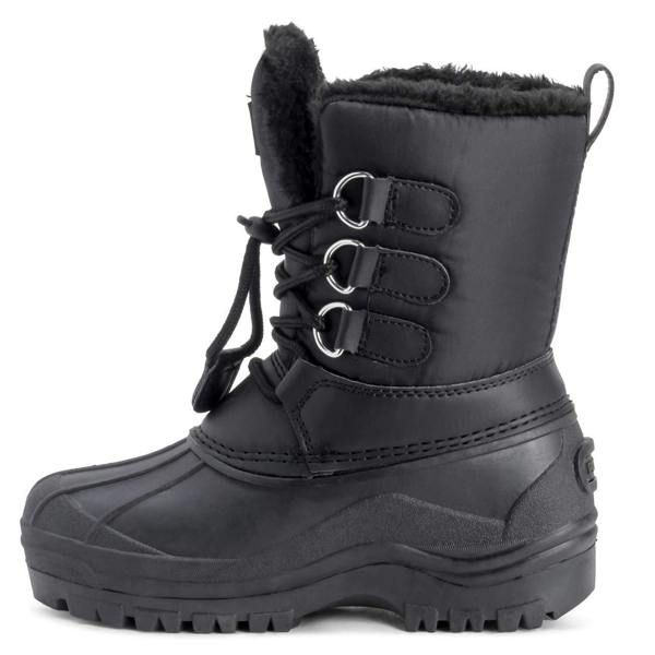 VIVA Unisex Kids Pull On Drawstring Closure Nylon Muck Duck Snow Rain Boots