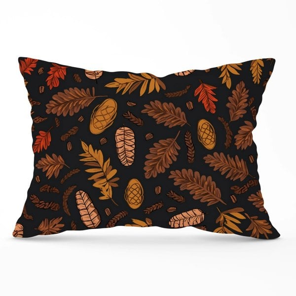 Warren Reed Autumn Leaves And Pinecones Cushions