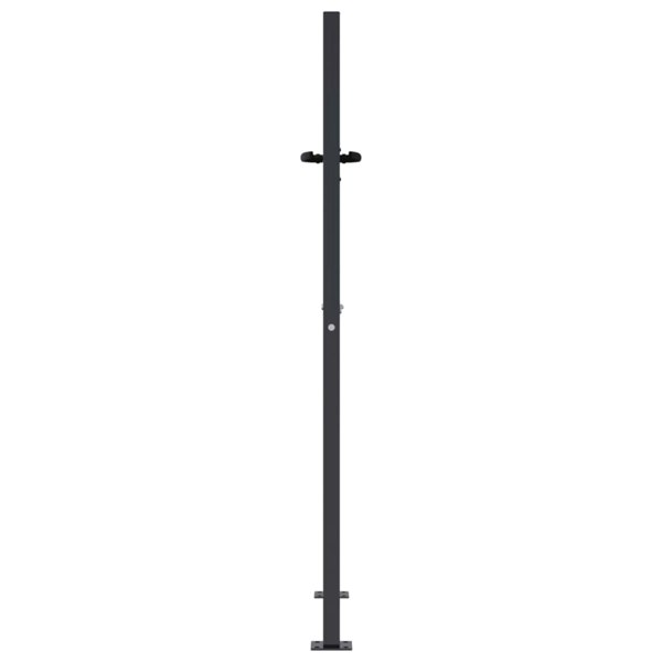 Berkfield Garden Gate Anthracite 105x155 cm Steel Tree Design