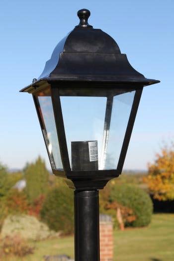Victorian Style Single Headed Garden Lamp Post 2.2m