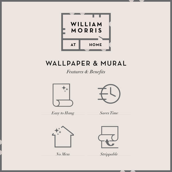 William Morris At Home Woodland Weeds Wallpaper | Garden Spring