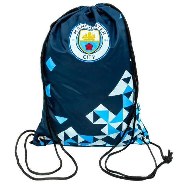 Manchester City FC Particle Drawstring Bag - Blue/White/Yellow