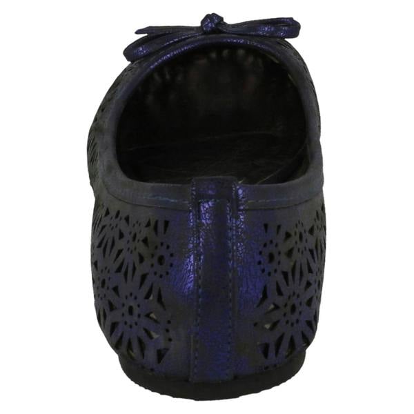 Spot On Ladies Spot On Slip On Ballerina Shoes F80037