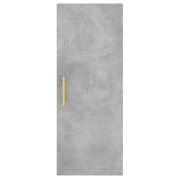 Berkfield Highboard Concrete Grey 34.5x34x180 cm Engineered Wood