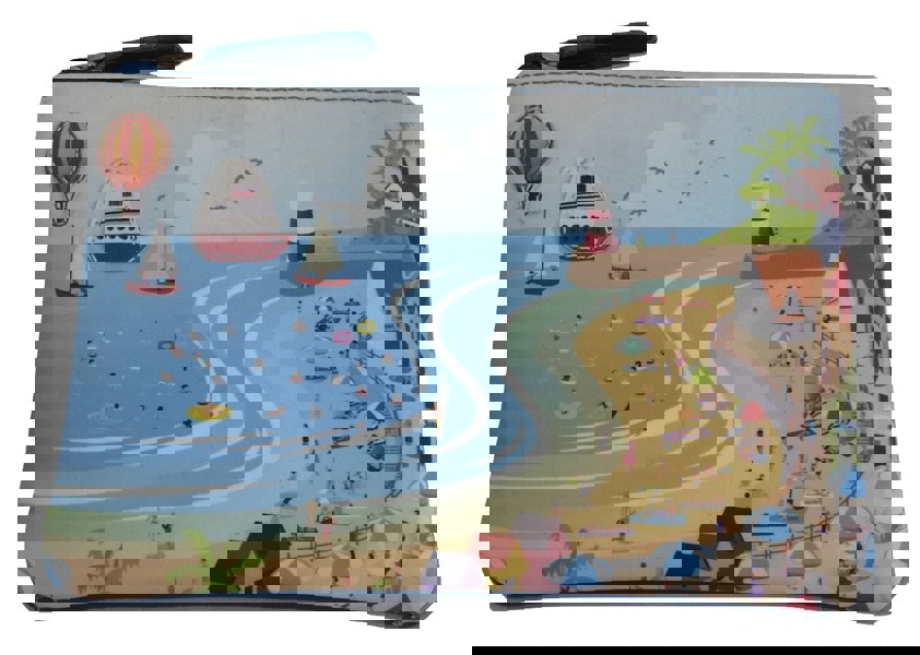 Mala Leather Holiday Seaside Leather Coin Purse