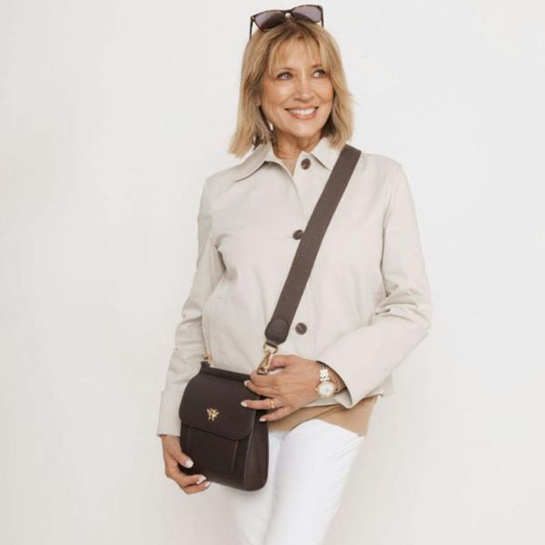 Alice Wheeler Crossbody Bag with Bee Detail