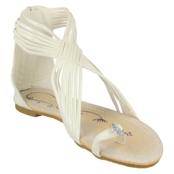 Girls Rojo Vivo Flat Strappy Toeloop Sandal