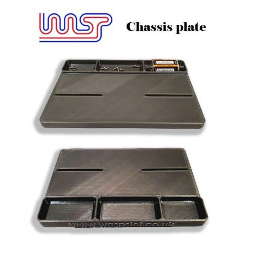 MCSlots Slot Car Chassis Set Up Plate 1:32 Scale New WASP