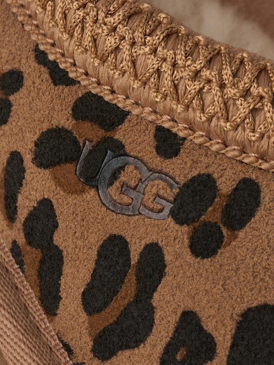UGG Girls Tasman II Spotted Slippers in Brown