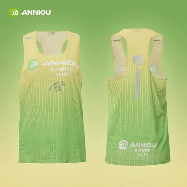 Anniou Women Wind Tunnel Marathon Vest - Lemon Yellow