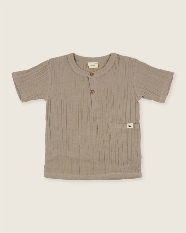 Organic cotton gauze kids shirt