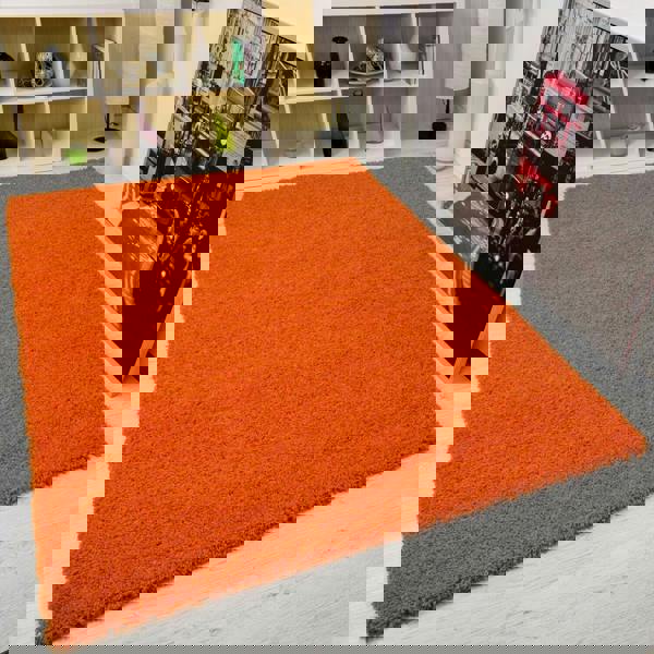 Smart Living Shaggy Rug - Orange