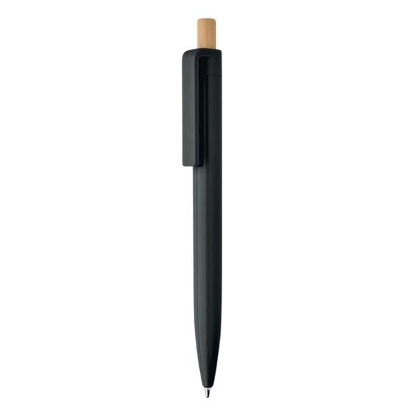 MidOcean Penu Bamboo Details Ballpoint Pen - Black - 