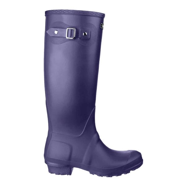 Cotswold Sandringham Buckle-Up Womens Wellington Boots - Purple