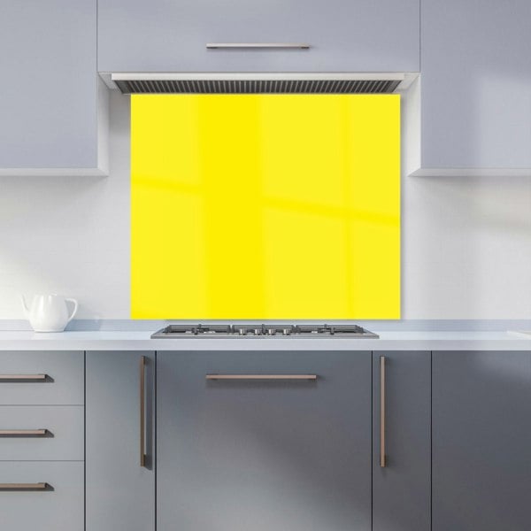 Warren Reed - Designer Sunshine Yellow Kitchen Splashback
