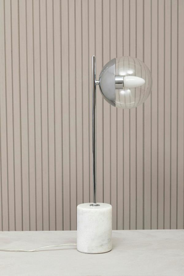 Interiors by Premier Revive Chrome Finish Table Lamp