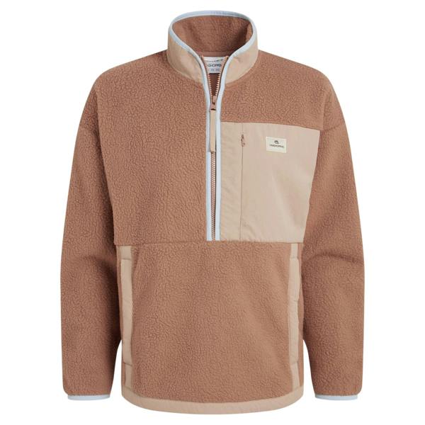 Craghoppers Womens/Ladies Grange Half Zip Fleece Jacket - Umber - 