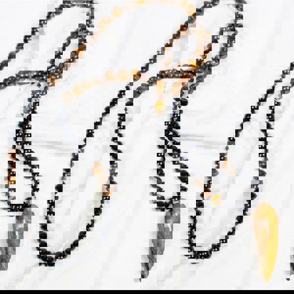 Myga Confidence Mala Bead Necklace