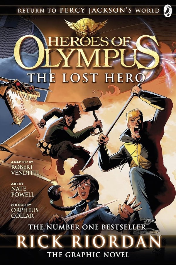 Heroes of Olympus Graphic Novels 3 Books Collection Set by Rick Riordan